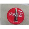 Image 1 : Modern Coca Cola Metal Button Sign 15'' Across 