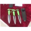 Image 2 : 3 Sets (8 Total) of Throwing Knives with Holsters 