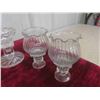 Image 2 : 3 Sets of Candliers - 2 Sets of Crystal & 1 Set of Cut Glass