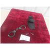 Image 1 : Hand Cuffs with Holster and 2 Keys - Keys Marked Smith & Wesson 