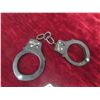 Image 2 : Hand Cuffs with Holster and 2 Keys - Keys Marked Smith & Wesson 