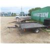 Image 1 : Bumper Hitch Snowmobile Trailer 6' x 8' Tilt Deck with Hand 