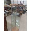 Image 2 : Glass Curio Cabinet 64'' x 17'' x 14 1/2'' - Great Display Cabinet