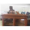 Image 2 : Walnut Corner China Cabinet 64'' x 34'' x 18''