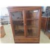 Image 3 : Walnut Corner China Cabinet 64'' x 34'' x 18''