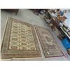 Image 1 : 2 Area Rugs 82'' x 58'' 