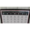 Image 2 : Framed Picture of Guitar Chords 25'' x 37''