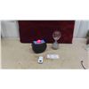 Image 1 : Sand Timer 8'' , Night Light Display Stars & More with Remote 