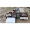 Image 1 : Pallet of Metal Shelves 14'' x 30''  ,  22 1/2'' x 22 1/2''  ,  48'' x 8''  ,  Various 