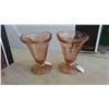 Image 2 : 6 Pieces of Pink Depression Glass
