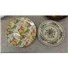 Image 3 : China Plates- Royal Doultan, 2 Pie Plates with Stand, Vintage 