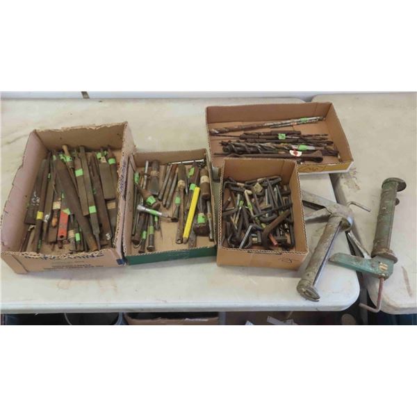 Tools: Chisels, Punches, Files, Drill Bits, Caulking Guns, Plus