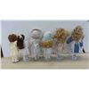 Image 2 : (6) Porcelain Dolls Tallest is 16'' 