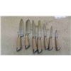 Image 2 : 7 Cuisinart Knives with Butcher Block Stand , Procter Silex Iron 