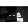 Image 1 : 10kt Gold with Diamond Pierced Earrings Total Weight 1.1 Grams