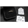 Image 1 : 10kt Gold and Diamond Ladies Ring Size 5 3/4 Total Weight 1.2 Grams