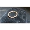Image 3 : 10kt Gold and Diamond Ladies Ring Size 5 3/4 Total Weight 1.2 Grams