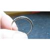 Image 3 : 14kt White Gold and Diamond Ladies Ring Size 10 1/2 Total Weight 1.2 Grams