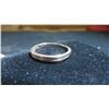 Image 2 : 14kt Rose Gold and Diamond Ring Size 8 Total Weight 1.6 Grams