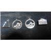 Image 2 : 30 Silver Charms/Pendants - Silver Content Ranges from .800