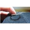Image 3 : 14kt White Gold and Diamond Ring Size 10 1/2 Total Weight 1.28 Grams