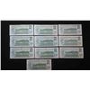 Image 2 : (10) 1973 $1 Canadian Bills 