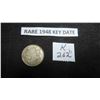 Image 1 : 1948 Canadian Rare Key Date 50 Cent Coin