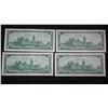 Image 2 : (4) 1967 Canadian Centennial $1 Bills 