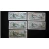 Image 2 : (5) 1969 Canadian $20 Bills