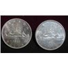 Image 3 : (5) 1961 Canadian Silver Dollars