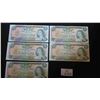Image 1 : (5) 1979 Canadian $20 Bills 
