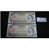 Image 1 : (2) 1979 Canadian $20 Bills 