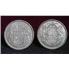 Image 8 : (10) Canadian 50 Cent Coins 1950-1959