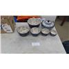 Image 1 : Temptations Dishware 5 Nesting Bowls with Lids , Covered Serving Dish