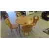 Image 1 : Kids Table 27'' x 20 3/4'' Tall with 4 Chairs