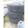 Image 2 : (4) Hankook Tires, Rims & Hubcaps P225/50R17