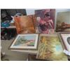 Image 2 : Box of Prints, Paintings, Needle Point - Some are Framed 