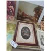 Image 3 : Box of Prints, Paintings, Needle Point - Some are Framed 