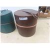 Image 2 : 2 Hat Boxes , Metal Christmas Tree Stand 