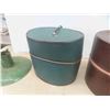 Image 3 : 2 Hat Boxes , Metal Christmas Tree Stand 