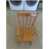 Image 2 : Wood Childrens Rocking Chair 