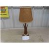 Image 1 : Table Lamp with Wood Base 18'' High