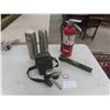 Image 1 : Fire Extinguisher, 2 Thermos, Reimer Flashlight, HP Camera No Charger