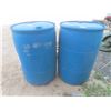 Image 3 : (2) 50 Gallon Poly Barrels 