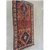Image 1 : Shiraz and Persian Hand Knotted Rug 87'' x 44'' 