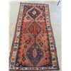 Image 2 : Shiraz and Persian Hand Knotted Rug 87'' x 44'' 
