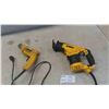 Image 1 : 2 Dewalt Power Tools: 12 Amp Reciprocating Saw, 3/8'' Drill