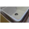 Image 3 : New Farmhouse / Apron Double Bowl Fireclay Kitchen Sink Model 3318A in Box 3.25'' L 