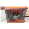 Image 2 : Mid Century Modern Electric Fireplace Heater 