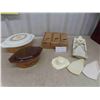 Image 1 : The Pampered Chef Valtroompia Star, Heart, Flower Bread Tube , Borner Slicer